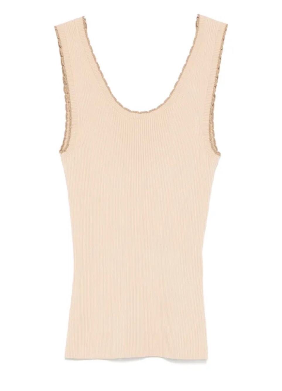 Zimmermann Ascension Scallop Tank Top